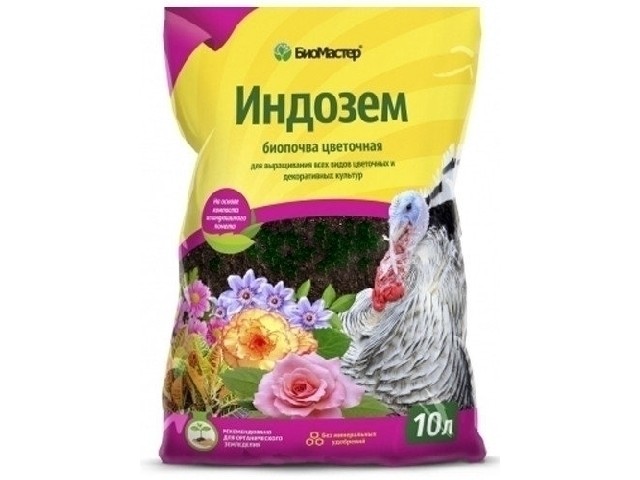 Индозем цветочный 10 л. Биопочва. БиоМастер